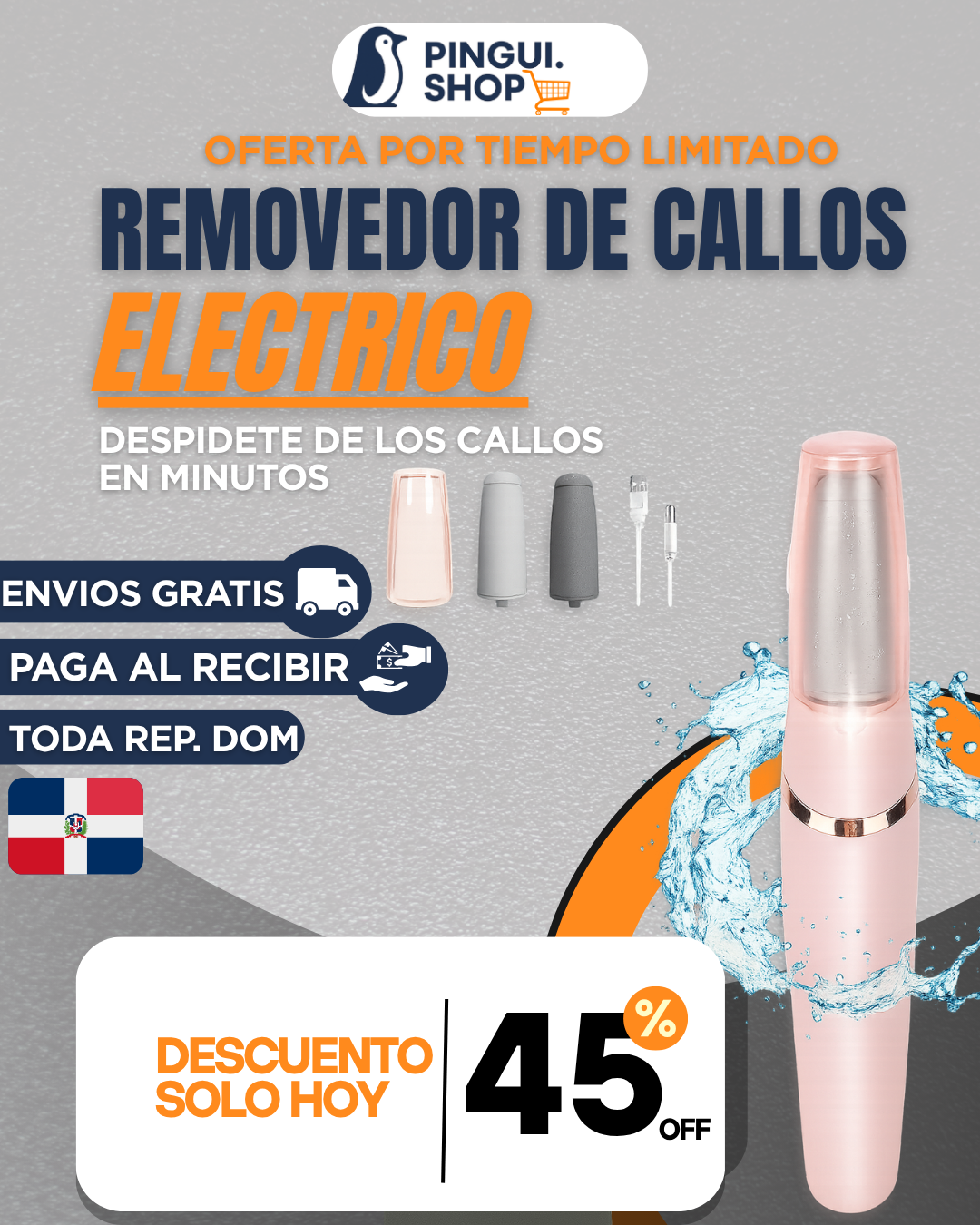 REMOVEDOR DE CALLO ELÉCTRICO BD613✅ DESPIDETE DE LOS CALLOS EN MINUTOS🌸