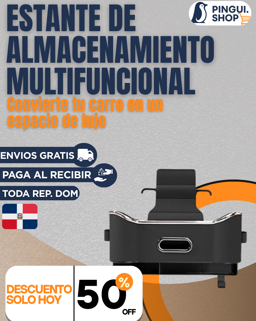 Organizador Multifuncional para Vehículo🚗✨ ¡Convierte tu carro en un espacio de lujo