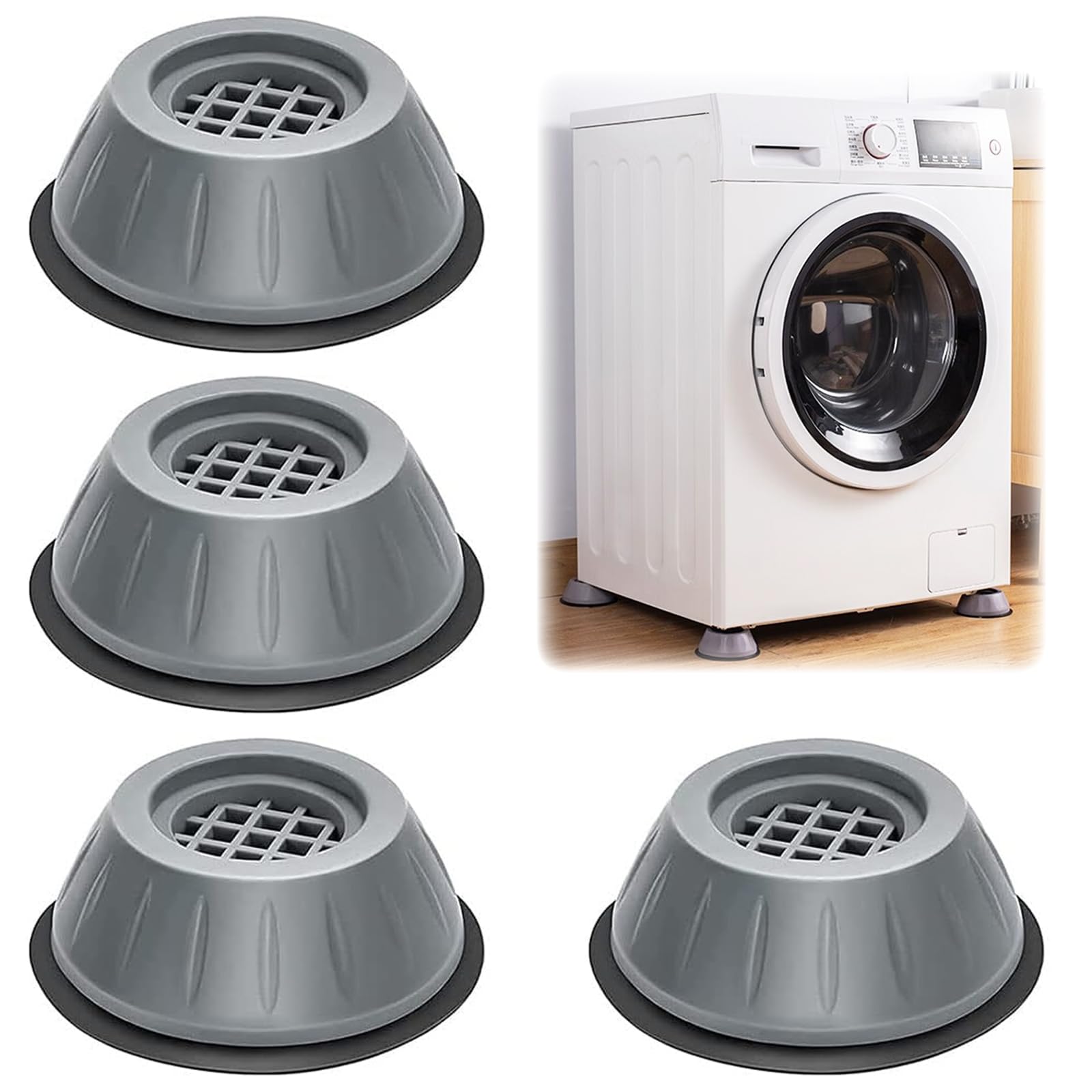 PATAS DE LAVADORA ANTIRUIDO